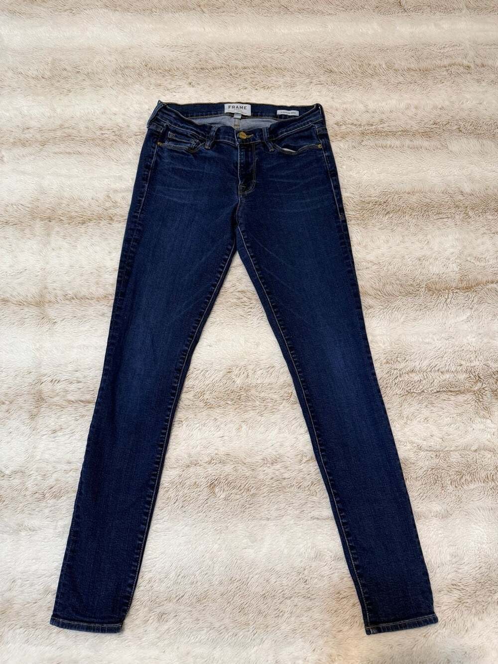 FRAME Le Skinny de Jeanne Size 29 Blue Denim Jeans